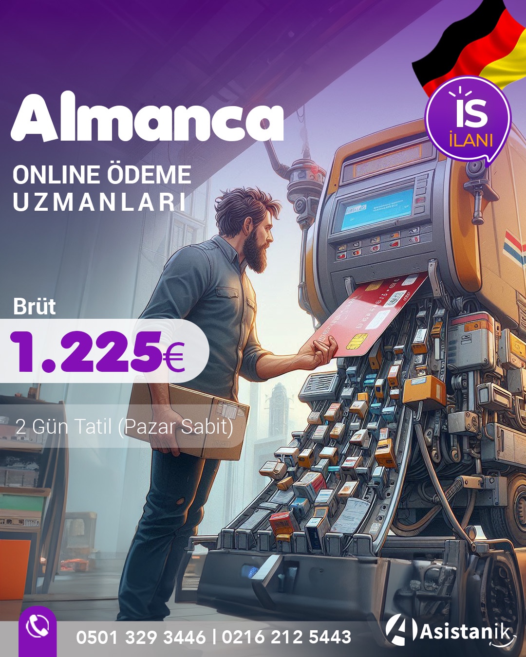 Almanca Bilen Tahsilat Uzmanı