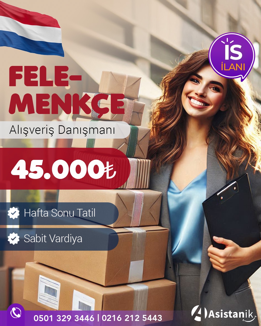 Felemenkçe Bilen Alışveriş Danışmanları