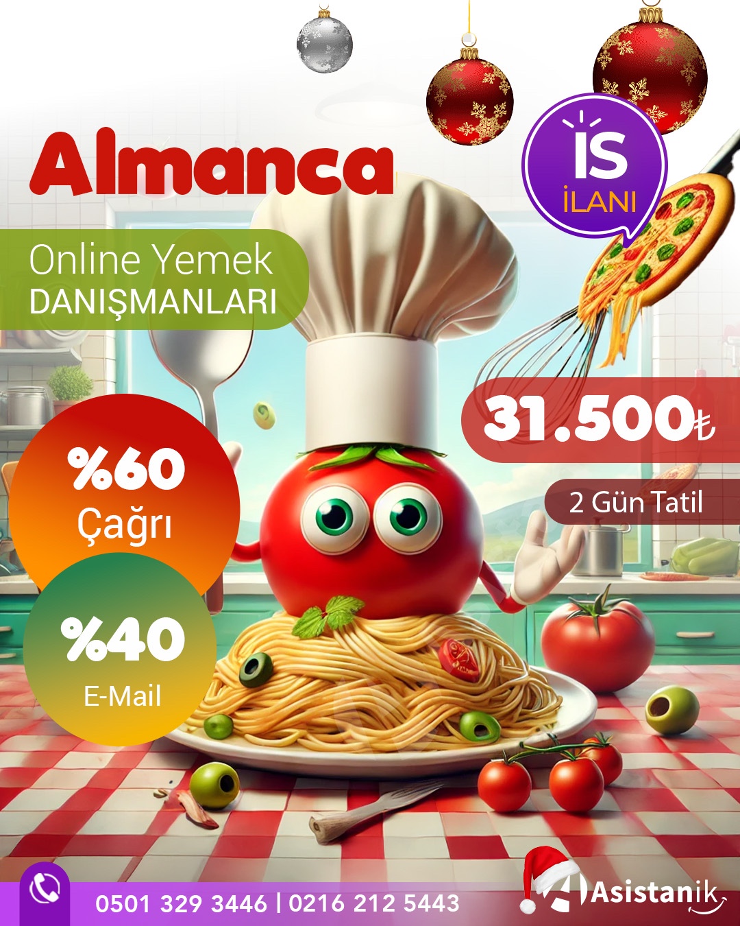 Online Yemek Danışmanı (Almanca)