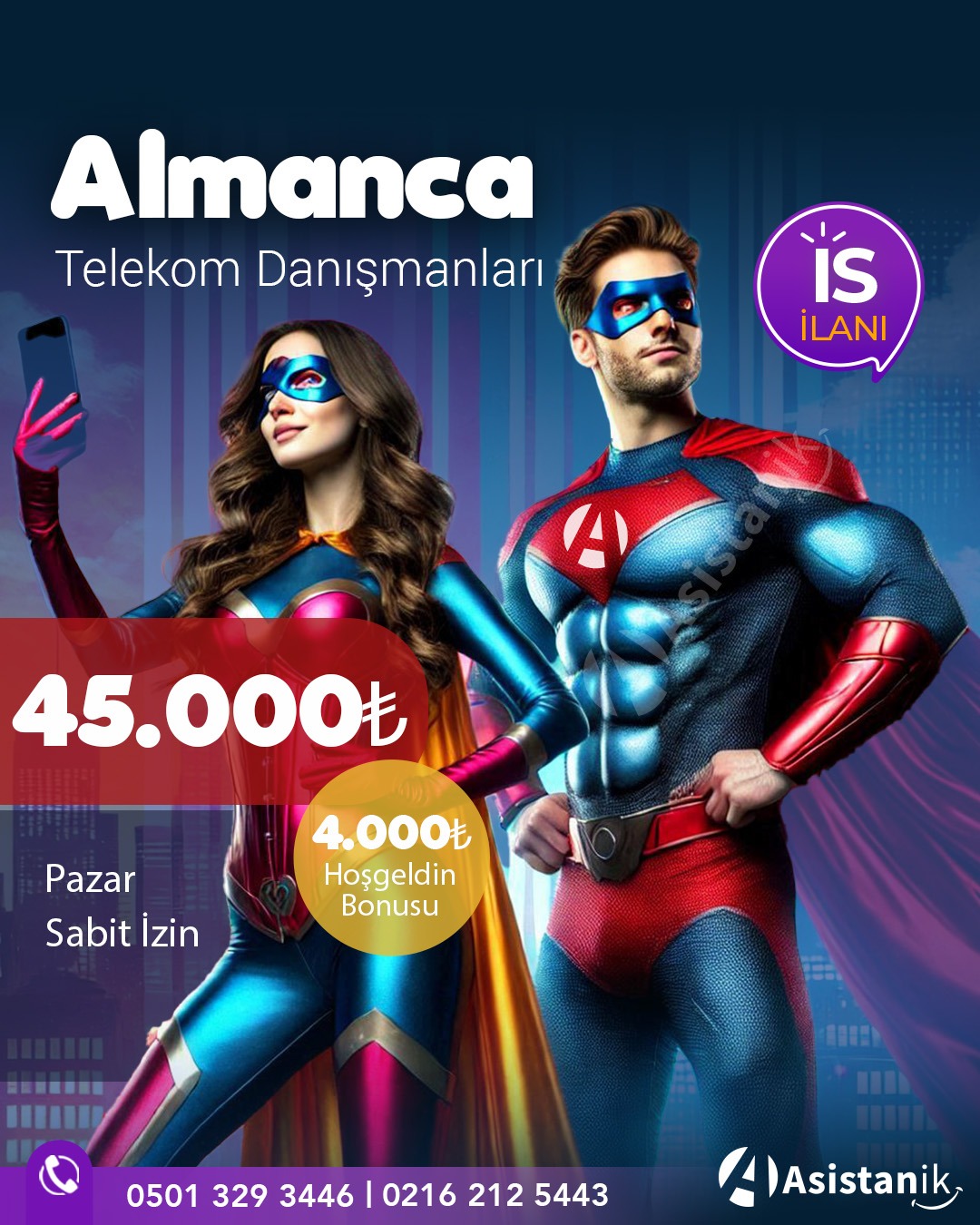 Almanca Bilen Telekom Uzmanları