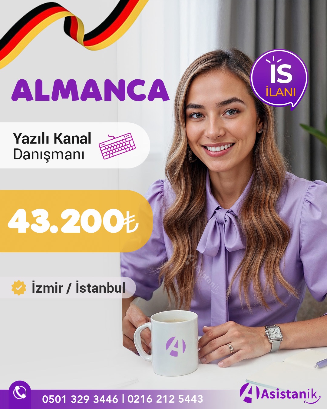 Yazılı Kanal Danışmanı (Almanca+İngilizce)