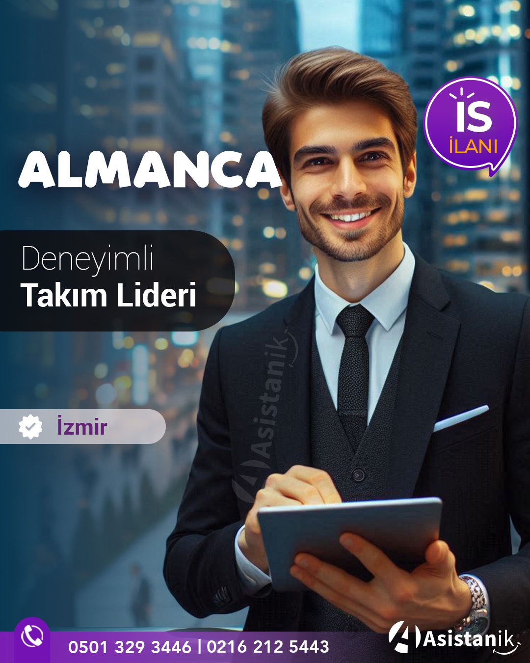 Almanca Bilen Takım Lideri (İzmir)